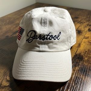 White Barstool Sports hat